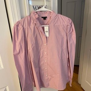 Ann Taylor light pink button down